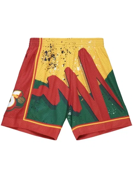 Pantaloni scurți Mitchell & Ness verde