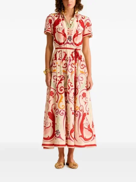 Cu centură rochie maxi Carolina K