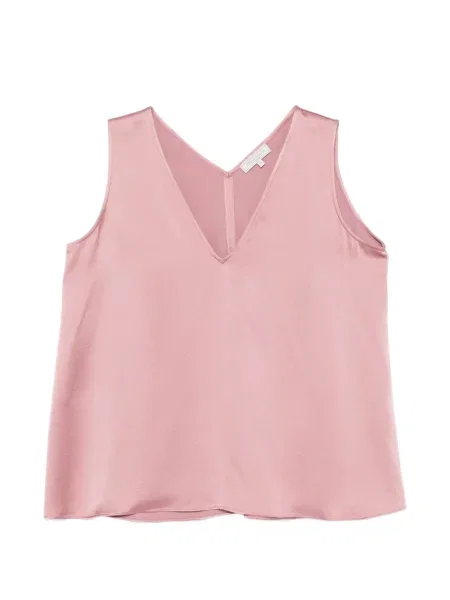 Top Antonelli cu decolteu în V roz