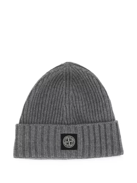 Czapka dziecięca Stone Island szara