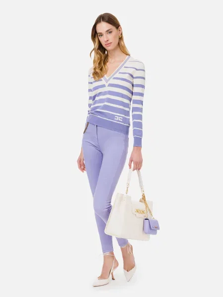 Джинси Elisabetta Franchi фіолетові