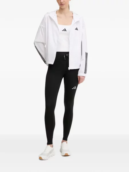 Lung papuci Adidas cu mâneci lungi cu dungi albastru