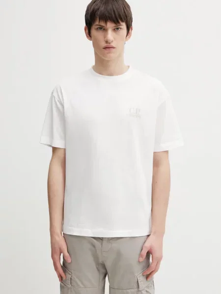 C.P. Company tricou din alb