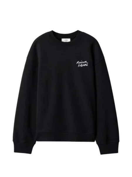 Hanorac Maison Kitsune cu autograf negru