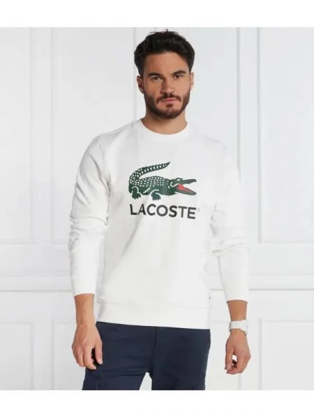 Lacoste Hanorac alb