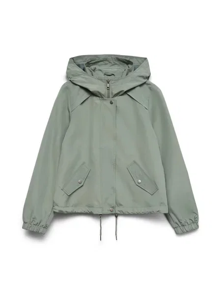 VERO MODA Přechodná bunda Zoa olivová zelená