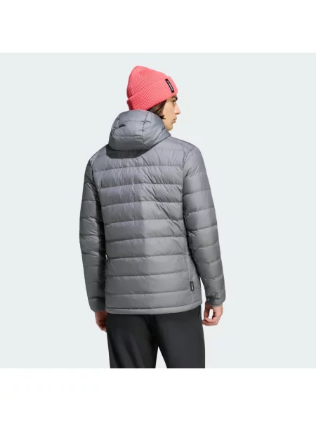 Kurtka z lekkim ociepleniem z puchu z kapturem Terrex Multi CLIMAWARM szara