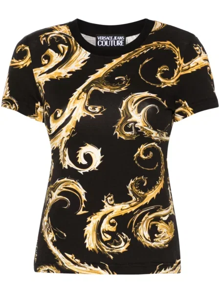 Tricou Versace Jeans Couture negru