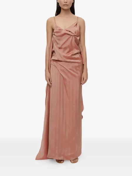 Rochie maxi Christopher Esber roz