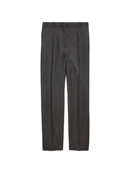 Pantaloni Balenciaga de lână gri