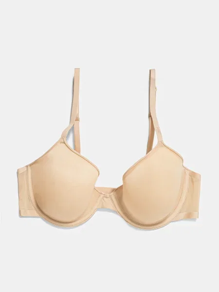 BOSS Podprsenka PADDED DEMI B.BODY béžový