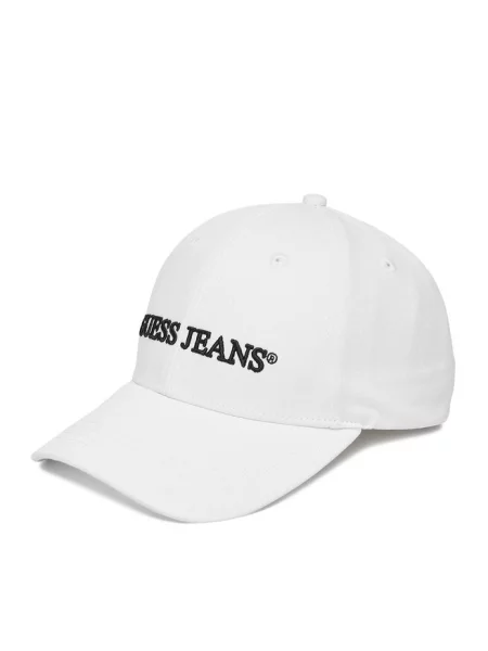 Czapka z daszkiem Guess Jeans biała