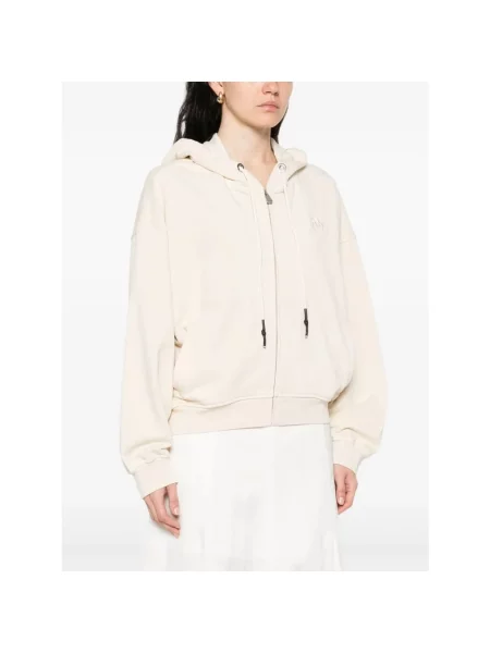 Bluza z kapturem Pinko z kapturem beżowa