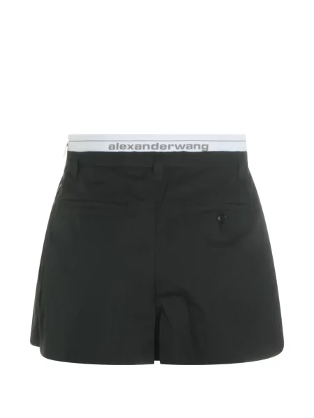 Шорти Alexander Wang с автограф черно