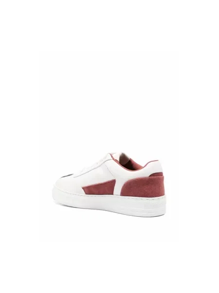 Sneakersy Emporio Armani zamszowe białe