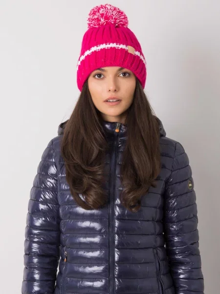 Šiltovka Fashionhunters fuchsia