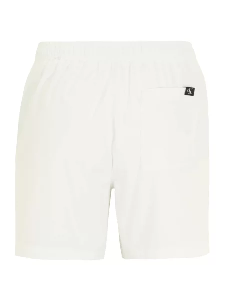 Olcsóbban. Férfi úszónadrág Calvin Klein Medium Drawstring classic white. Méret: S fehér