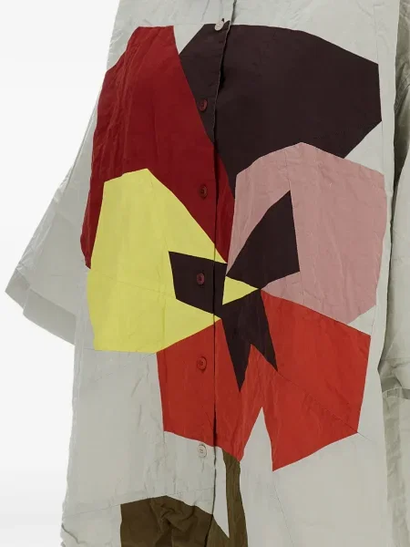 Koszula Casey Casey z nadrukiem szara