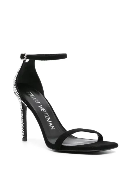 Kalnų krištolas sandalai Stuart Weitzman juoda