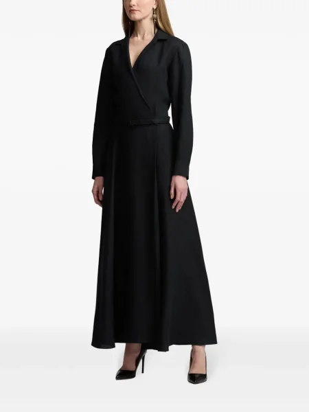 Κοστούμι μάξι φόρεμα Ralph Lauren Collection μαύρο