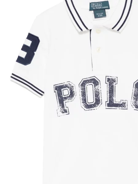 Koszulka polo dziecięca Polo Ralph Lauren biała