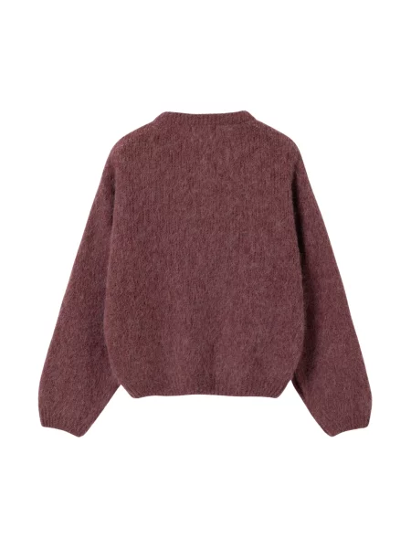 Noella Geacă tricotată N-Kae Knit Cardigan ruginiu roșu