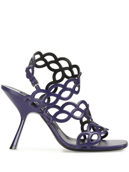 Sandale Sergio Rossi din piele violet