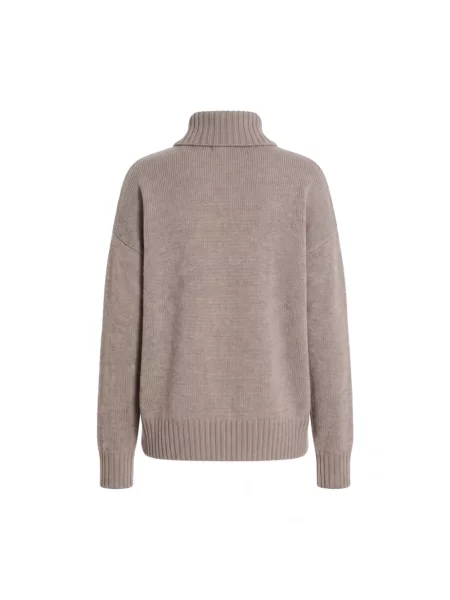 Sweter Max Mara brązowy
