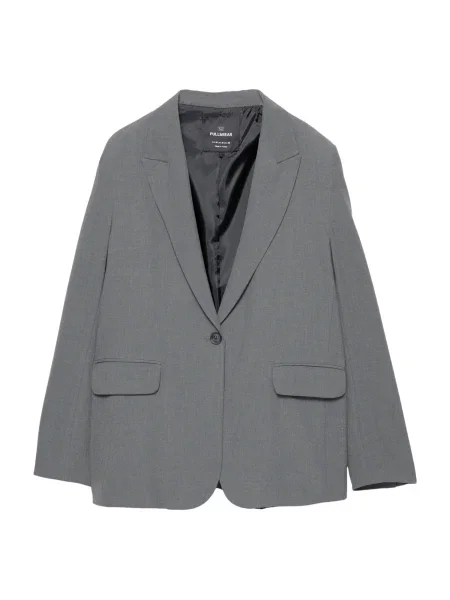 Pull&Bear Blazer pegasto siva