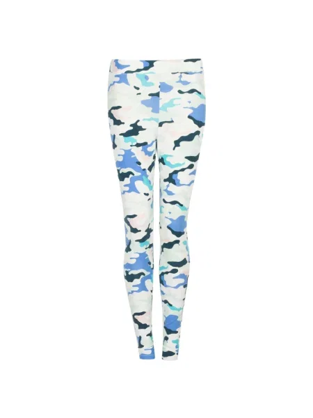 Spodnie Juicy Couture w kamuflażu niebieskie