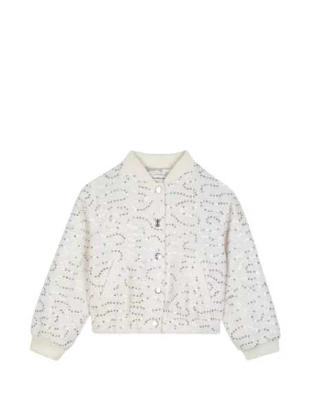 Kurtka bomber dziecięcy Billieblush biały