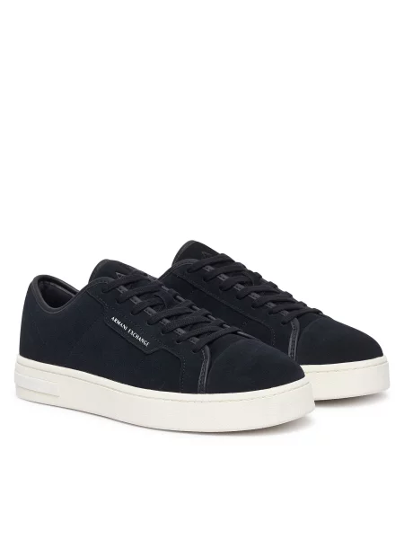 Sneakersy Armani Exchange Tmavomodrá