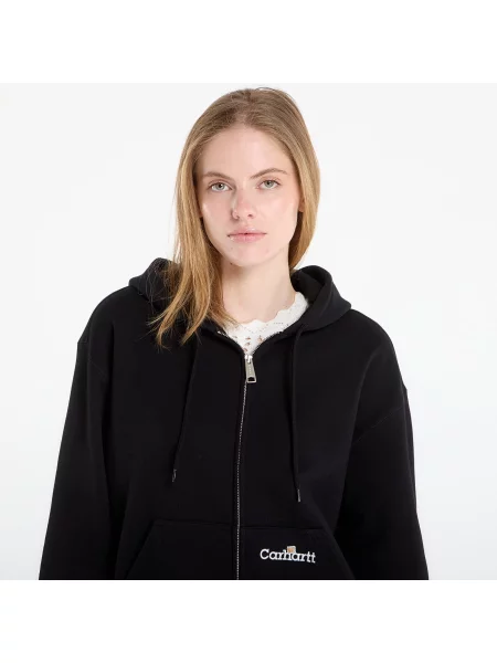 Bunda Carhartt Wip s kapucí černá