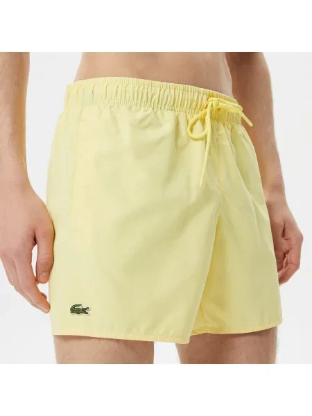Kąpielówki Lacoste żółte