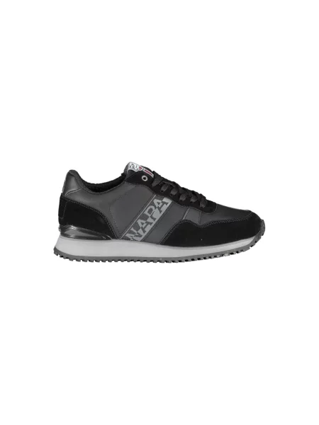 Sneakersy Napapijri skórzane czarne