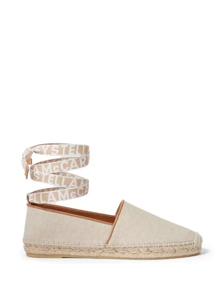 Espadrile Stella Mccartney fără toc cu autograf