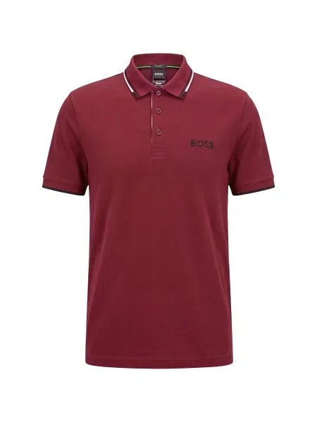 BOSS Funkčné tričko Paddy Pro bordová
