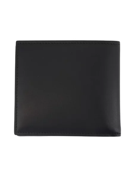 Portfel Alexander Mcqueen skórzany czarny