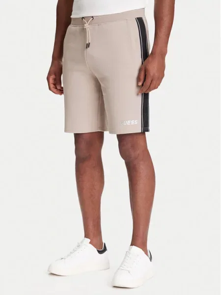 Guess Sportovní kraťasy béžová