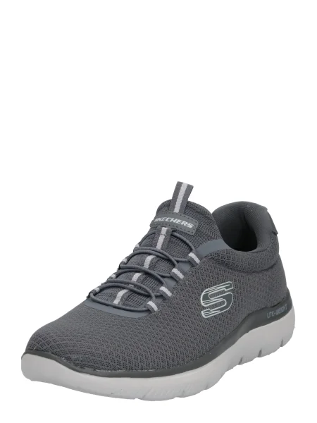 Sneakerși Skechers gri