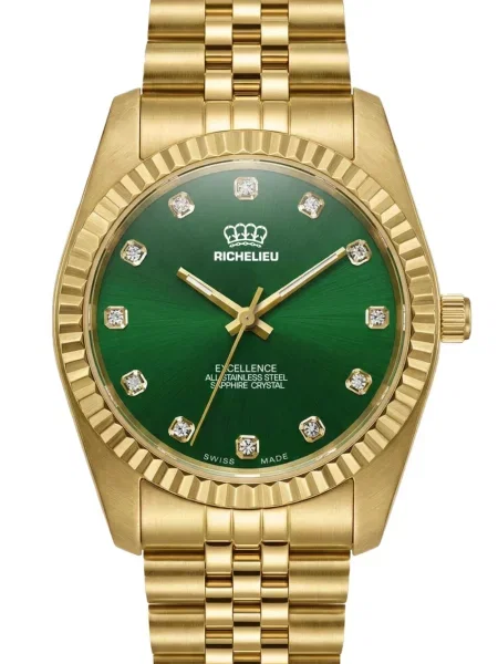 Ceas Richelieu Swiss verde
