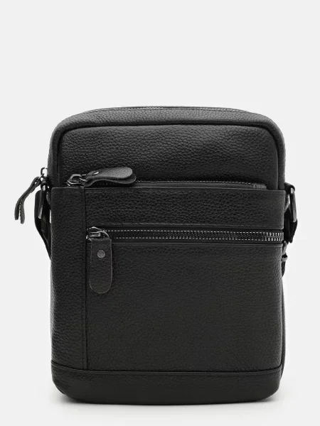 Borsa Leather Мессенджер Шкіра чорний