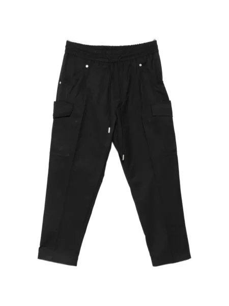 Pantaloni cargo Yes London cu cordon negru