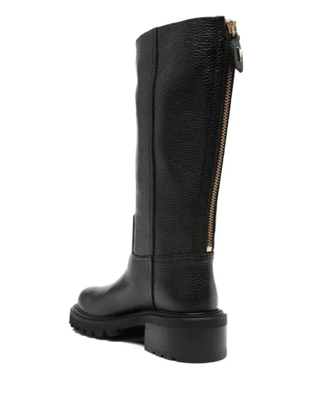 Botine Via Roma 15 din piele negru