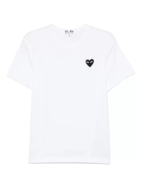 Tricou Comme Des Garcons Play alb
