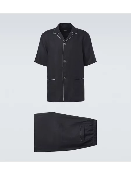 Pijamale Zegna de in albastru