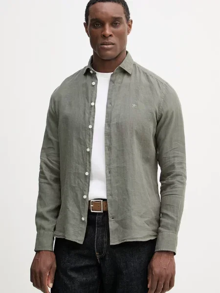 Сорочка з льону Hackett London