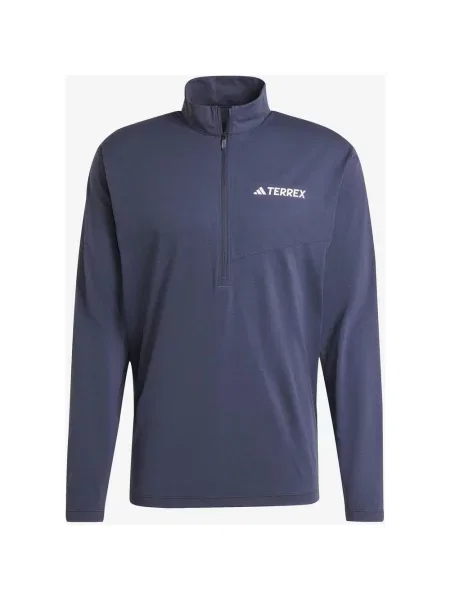 Koszulka Adidas Terrex Multi Climacool Half Zip Długi Rękaw Granatowy XS niebieska