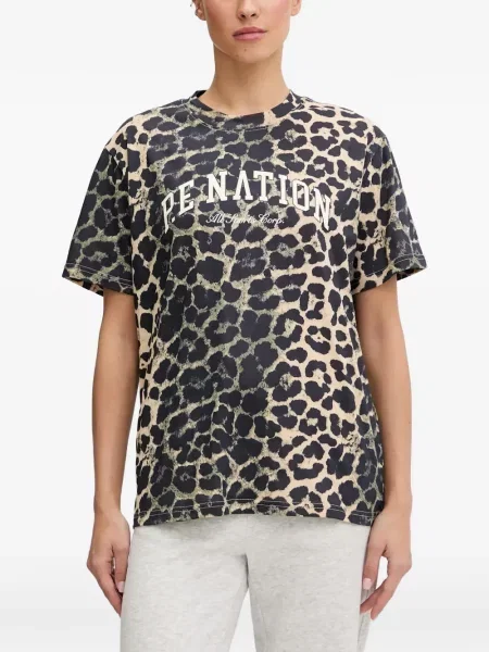 Scurt tricou P.e Nation cu imagine negru