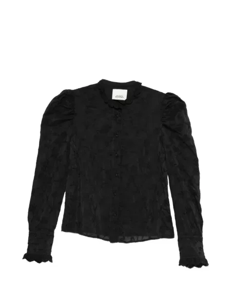 Bluză Isabel Marant cu volane negru